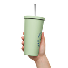 Load image into Gallery viewer, Insulated tumbler with a straw