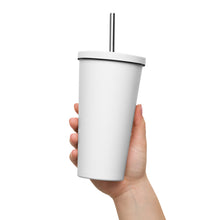 Load image into Gallery viewer, Insulated tumbler with a straw