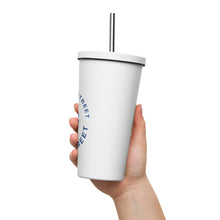 Load image into Gallery viewer, Insulated tumbler with a straw